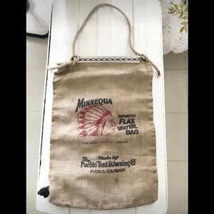 1940 Minnequa Flax water bag Pueblo Tent&Awning Co